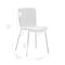 Armen Living Gillian Modern Light Gray Fabric and Metal Dining Room Chairs, PK2 LCGLSIBLCH - alternate 4